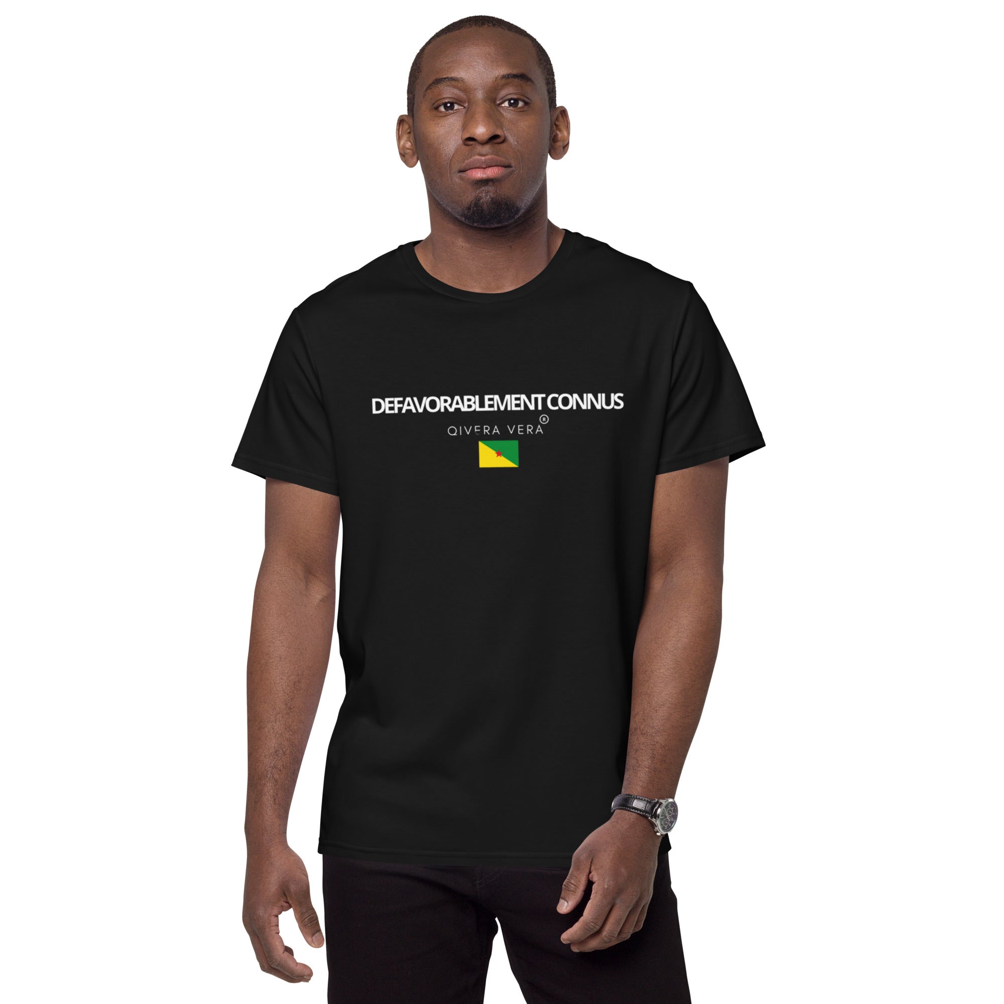 QIVERA VERA - DEFAVORABLEMENTConnus _ T-shirt premium en coton homme - QIVERA VERAQIVERA VERA - DEFAVORABLEMENTConnus _ T-shirt premium en coton hommeQIVERA VERAéco - responsable