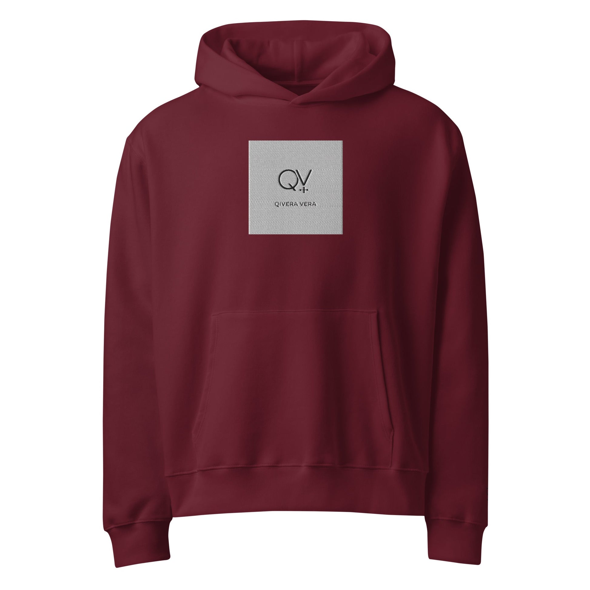 QIVERA VERA - Monogramme _ Sweat à capuche épais oversize - QIVERA VERAQIVERA VERA - Monogramme _ Sweat à capuche épais oversizeQIVERA VERAéco - responsable