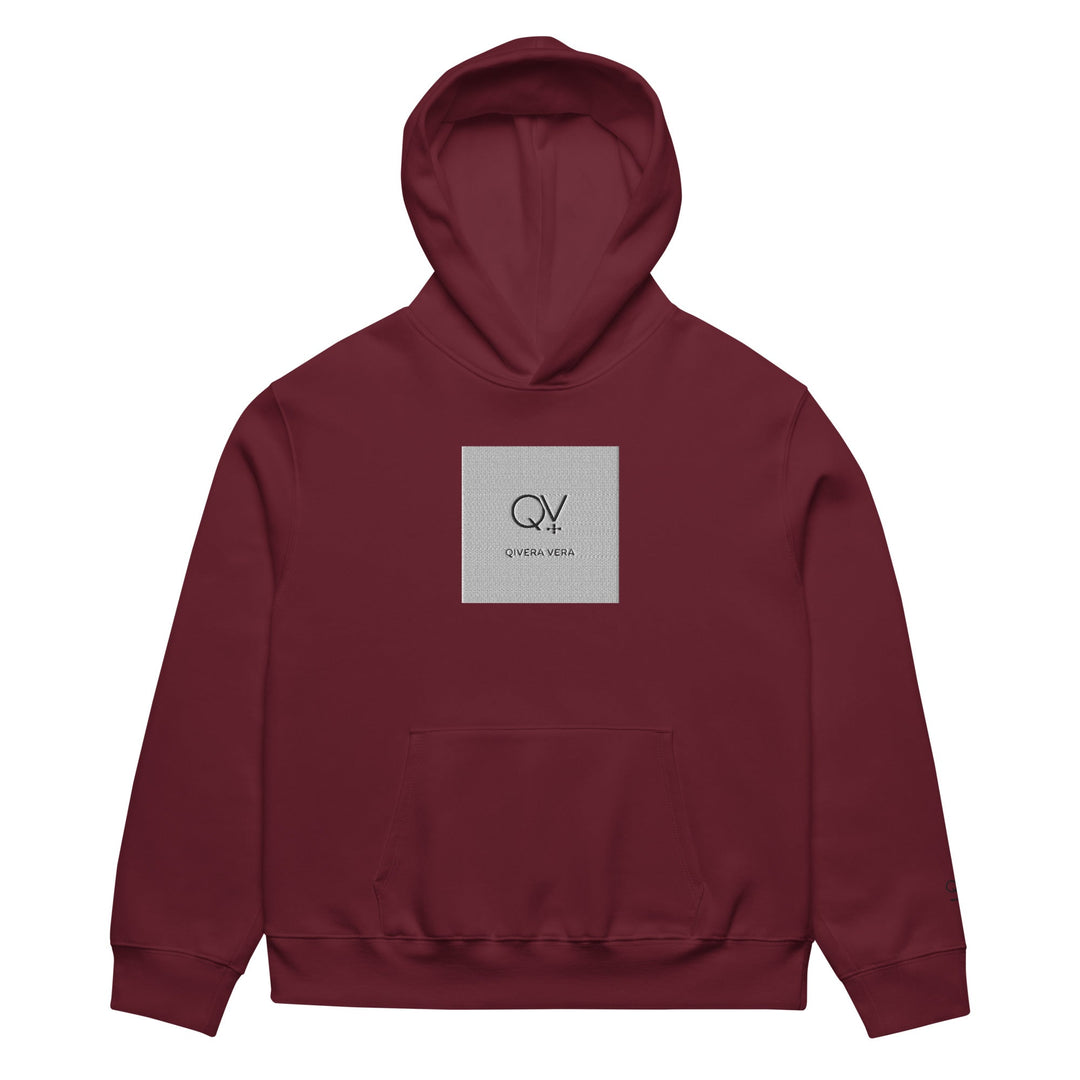 QIVERA VERA - Monogramme _ Sweat à capuche épais oversize - QIVERA VERAQIVERA VERA - Monogramme _ Sweat à capuche épais oversizeQIVERA VERAéco - responsable