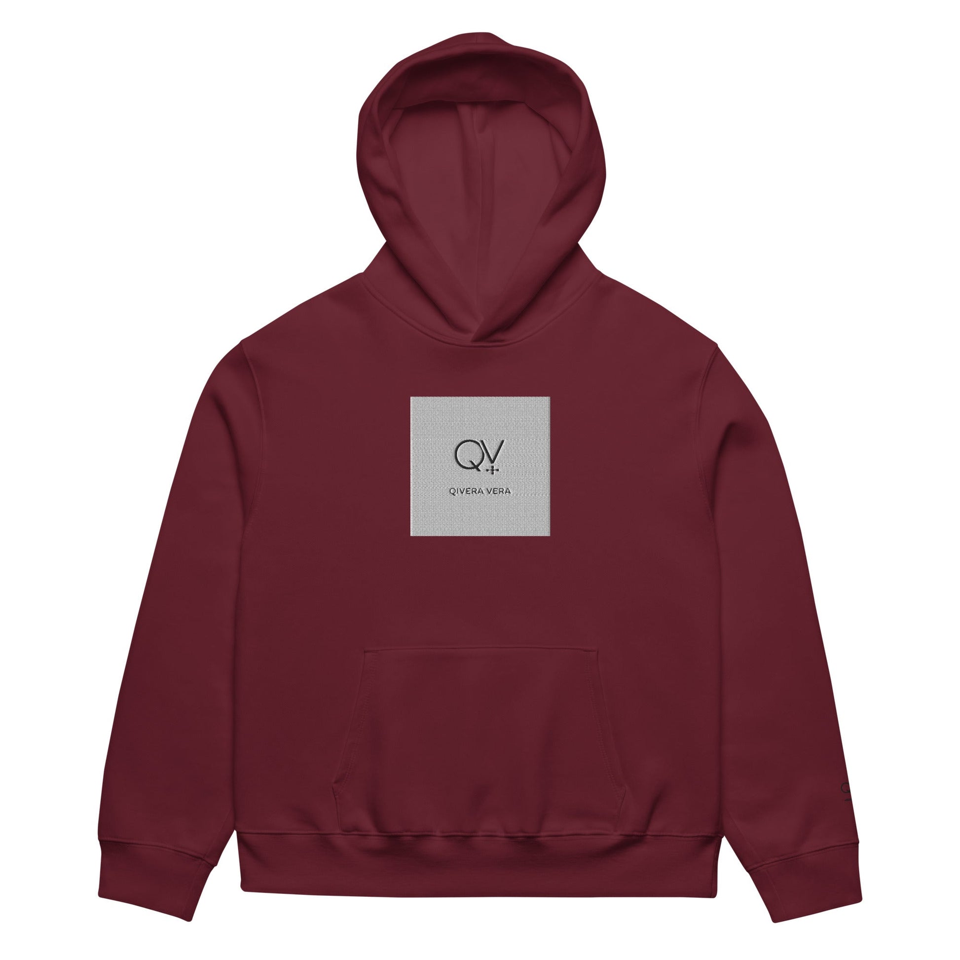 QIVERA VERA - Monogramme _ Sweat à capuche épais oversize - QIVERA VERAQIVERA VERA - Monogramme _ Sweat à capuche épais oversizeQIVERA VERAéco - responsable