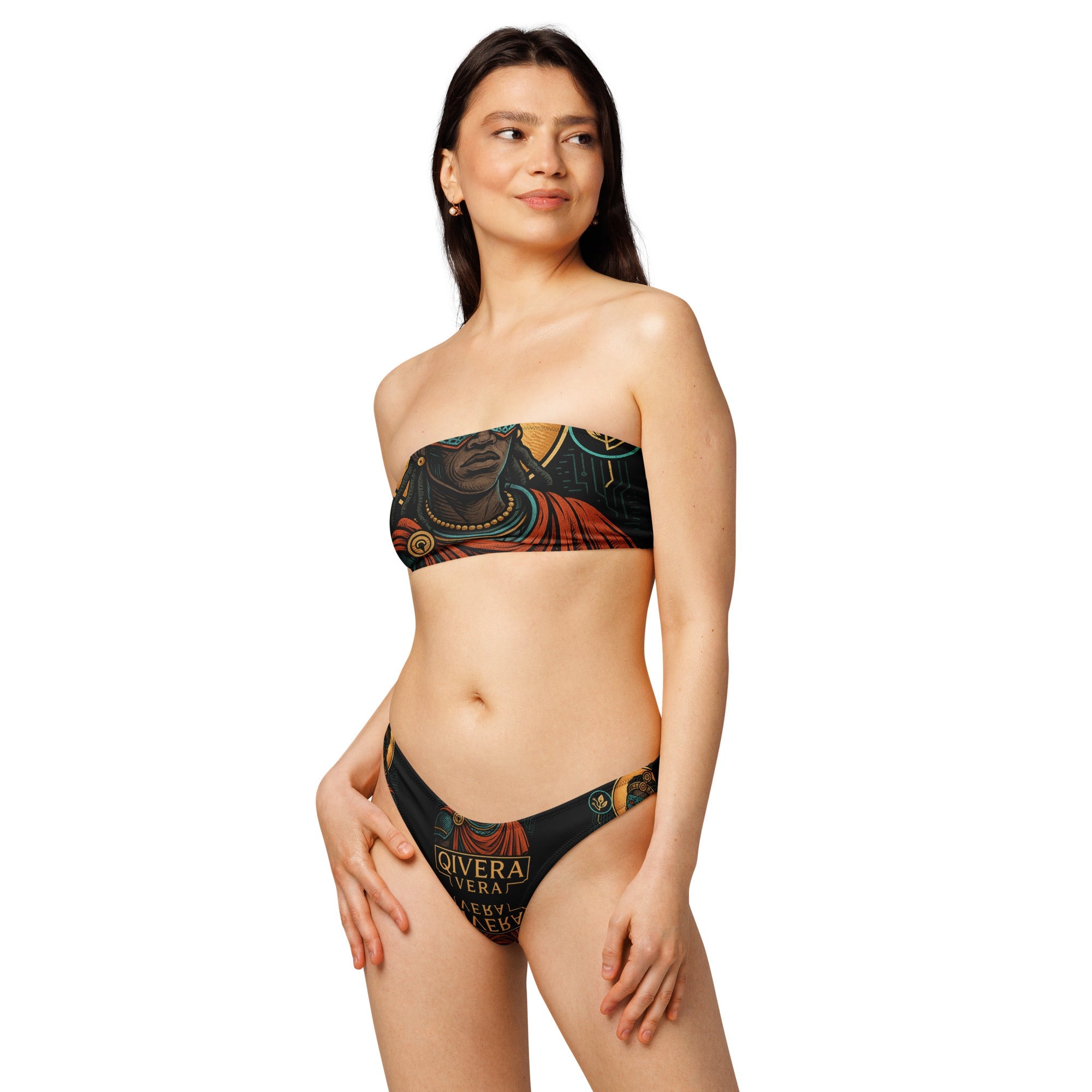 QIVERA VERA – URBAN MYTH _ Recycled bandeau bikini - QIVERA VERAQIVERA VERA – URBAN MYTH _ Recycled bandeau bikiniQIVERA VERAéco - responsable