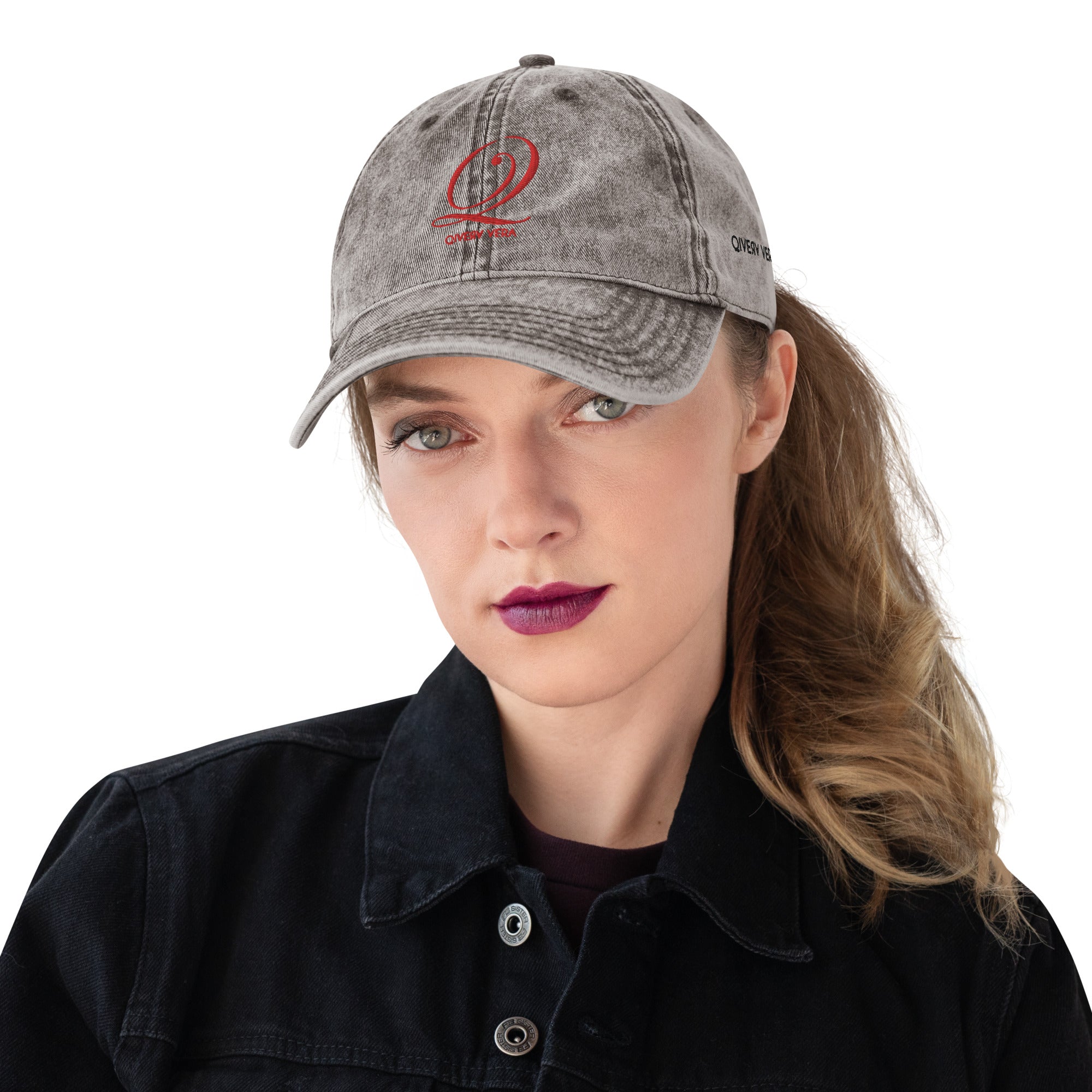 QIVERA VERA - Vintage Cotton Twill Cap - QIVERA VERAQIVERA VERA - Vintage Cotton Twill CapQIVERA VERAéco - responsable