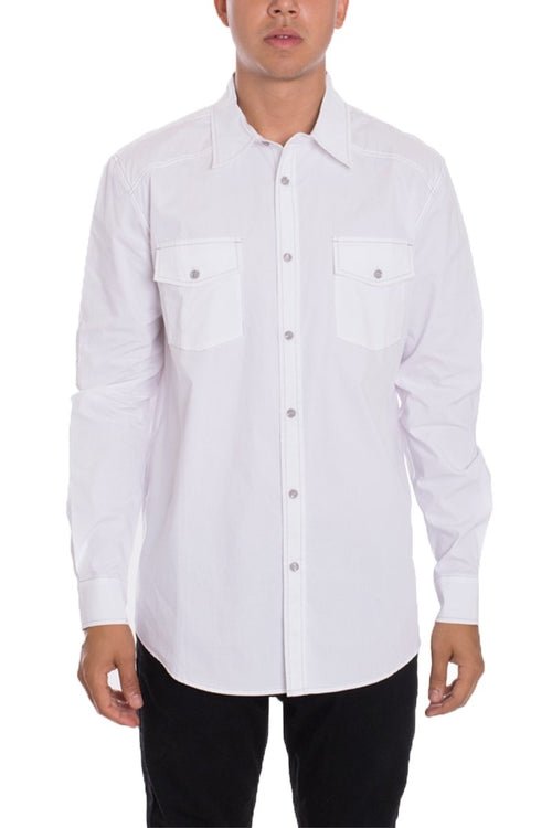 Weiv Long Sleeve Shirts White - QIVERA VERAWeiv Long Sleeve Shirts WhiteQIVERA VERAéco - responsable